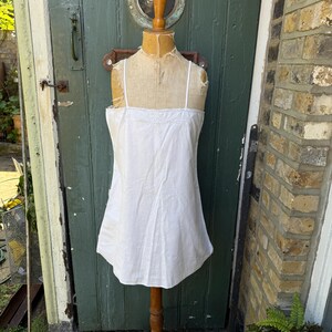 Antique French White Cotton Slip Dress Size S - Etsy