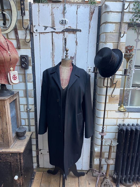 black dress coat for funeral Black Suit Jacket Extra Long | Wedding Suits | Groom and Groomsmen Suits | Men's Formal Suits | Classic & Slim Fit - Generation Tux main image 0
