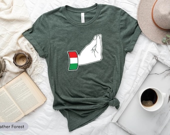 Italy Hand Gesture Shirt, Italian Pride Shirt, Italia Shirt, Italy Day Shirt Italy Flag Shirt, Gift For Italian, Italian Roots Shirt