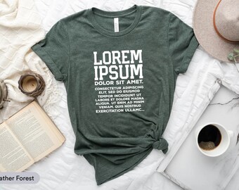 Lorem Ipsum Shirt, Graphic Designer Shirt, Web Designer Shirt, UIUX Designer Shirt, Design Agency Shirt, Graphic Artist Shirt,