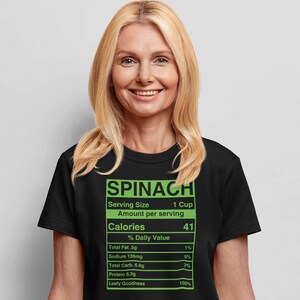 I Love Spinach Vegetable Lovers T-Shirt I Love Spinach Vegetable Lovers T-Shirt