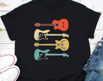 Vintage Retro Bass Guitar Shirt, Bassist Player Shirt, Playing Bass Guitar, Bass Guitar Player Shirt, Bass Guitar Lover, Bass Guitar Gift