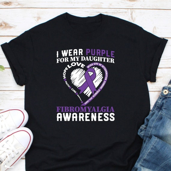Supporting Daguhter Fibromyalgia Awareness Shirt Supporting Daguhter Fibromyalgia Awareness Shirt