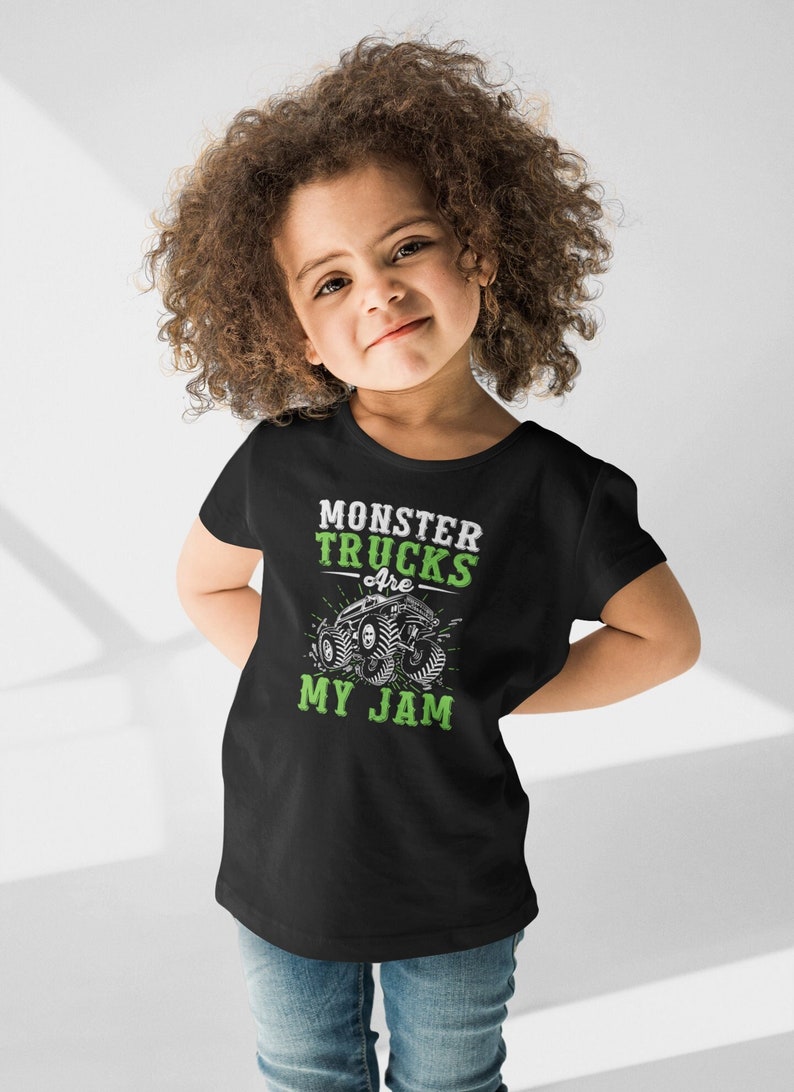 Monster Trucks Are My Jam Shirt, Monster Truck Shirt, Racing Trucks Lover, Monster Truck Boys Shirt, Truck Birthday Shirt, Trucker Gift image 3