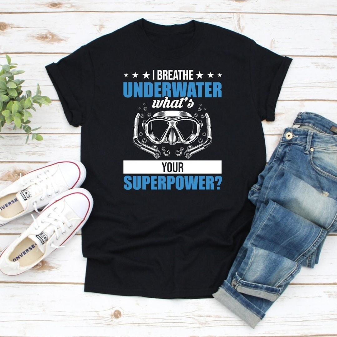 Scuba Diver T Shirt Funny Scuba Diving Tshirt Snorkeler Etsy