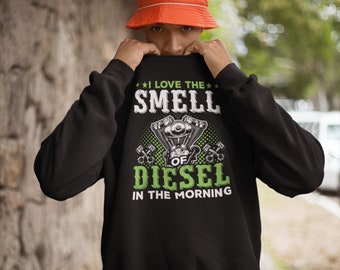 I Love The Smell Of Diesel In The Morning Shirt, Diesel Truck Mechanic Gift, Truck Driver Shirt, Gift for Trucker, Trucker Birthday Gift