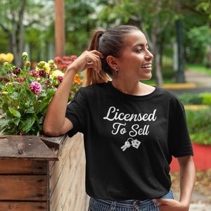 Womens This Girl Sells Houses | Deluxe Realtor T-Shirt Womens This Girl Sells Houses | Deluxe Realtor T-Shirt