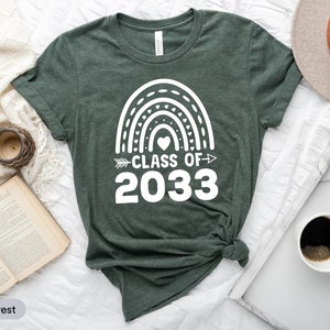 Class Of 2033 Shirt, Last Day Of School Shirt, 2033 Graduation Shirt, Senior Graduation Shirt, High School Graduation Shirt, Senior 2033 Tee