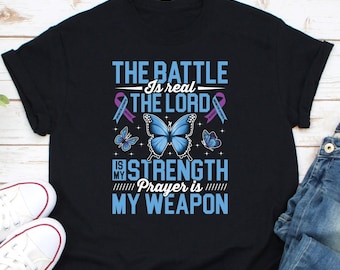 The Battle Is Real Shirt, Rheumatoid Arthritis Warrior Shirt, Rheumatoid Arthritis Awareness Shirt, RA Autoimmune Disease, RA Fighter Gift