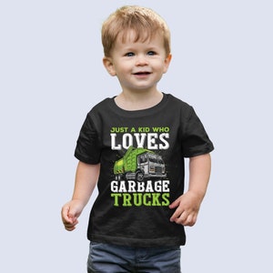 Garbage Truck Boy Shirt For Kids, Boy, Girl, Toddlers Garbage Truck Boy Shirt For Kids, Boy, Girl, Toddlers