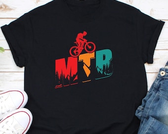 MTB Shirt, Mountain Bike Shirt, Mountain Biker Gift, Mountain Biker Dad, Bike Lover Shirt, Mountain Biking Enthusiasts Shirt, Gift For MTB