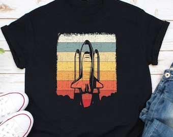Vintage Astronaut Spaceship Shirt, Spacecraft Spaceman Shirt, Funny Space Shirt, Solar System Shirt, Astronomy Shirt, Space Rocket Shirt