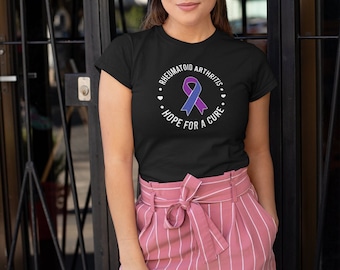 Rheumatoid Arthritis Hope For A Cure Shirt, Rheumatoid Arthritis Warrior, Rheumatoid Arthritis Awareness Shirt, Rheumatoid Arthritis Fighter