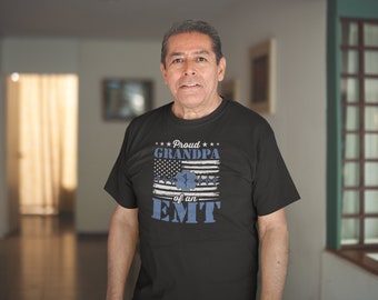 Proud Grandpa Of An EMT Shirt, Emergency Medical Technician Shirt, Ambulance Technician Shirt, Paramedics Staff Shirt, EMT Grandpa Shirt