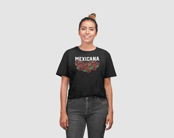 Mexicana Shirts, Mexico Shirt, Mexican Gift, Latina Gift, Cabrona Pero Cute Shirt, Latina Shirts, Feminism Tees, Rose Flower Shirts