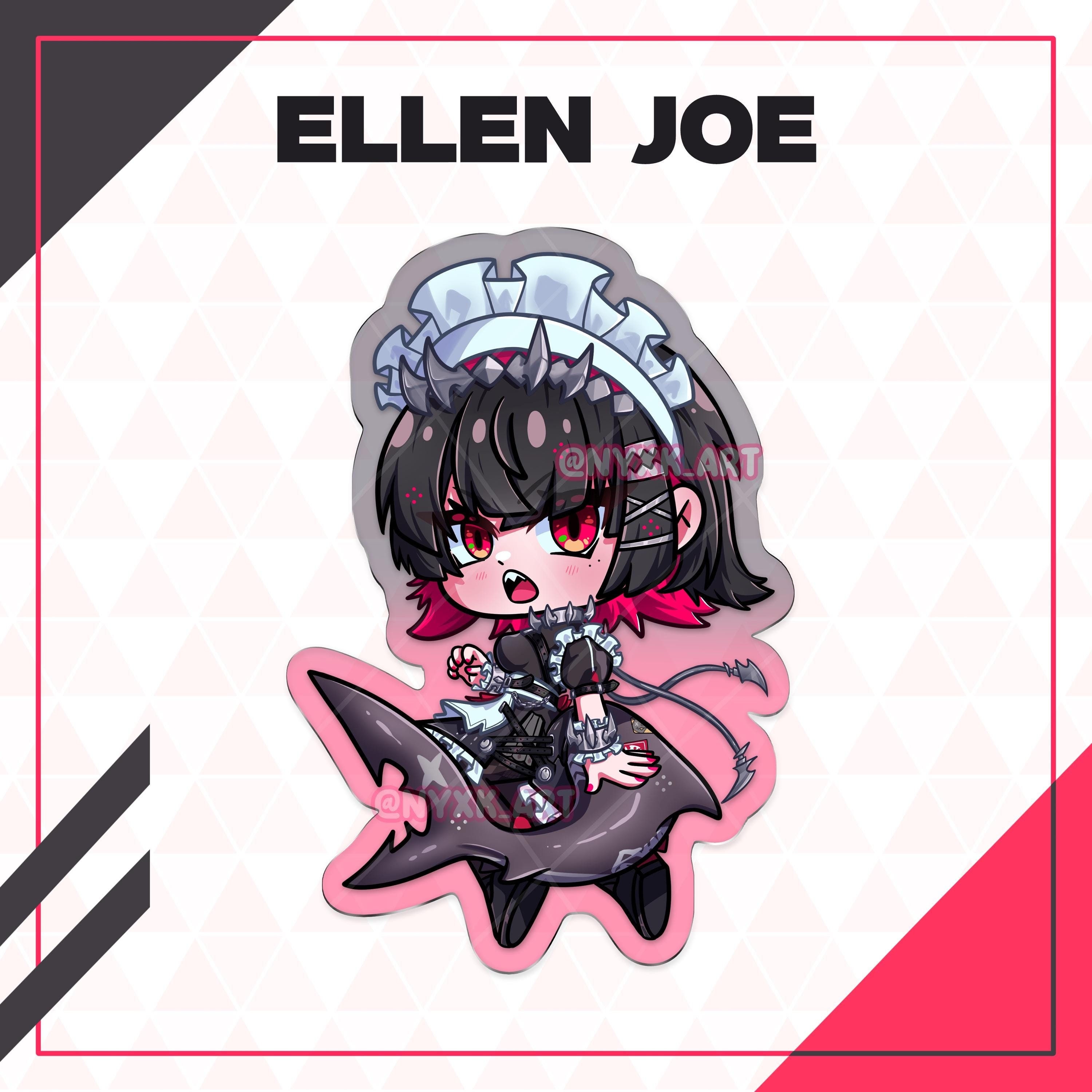 【爆売り！】 · Keychain/sticker Zero Zone Zenless Ellen Nicole · Joe ネームタグ