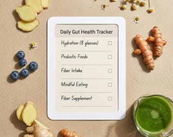 Gut Health Tracker | IBS Bloating Log Book | Digestive Relief (PDF)