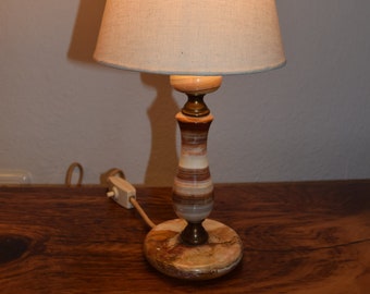 Mid-Century Table Lamp, Marble Base