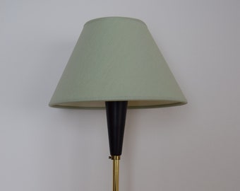 Vintage floor lamp turquoise 1950s