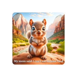 Charming Chipmunk Sticker waterproof Zion National Park Souvenir Stickermule