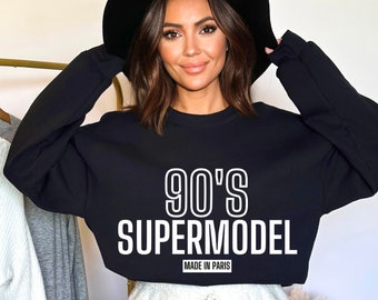 RHOBH Sweatshirt Dorit | 90s Supermodel Sweatshirt for Her | 90s Fashion Icon Crewneck  | 90s Fashion Nostalgia Comfy Sweater | Gift for Her