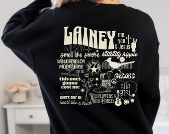 Lainey Wilson Sweatshirt | Bell Bottom Country Fan Crewneck | Sweatshirt for Country Concert | Western Retro Sweatshirt for Lainey Fan