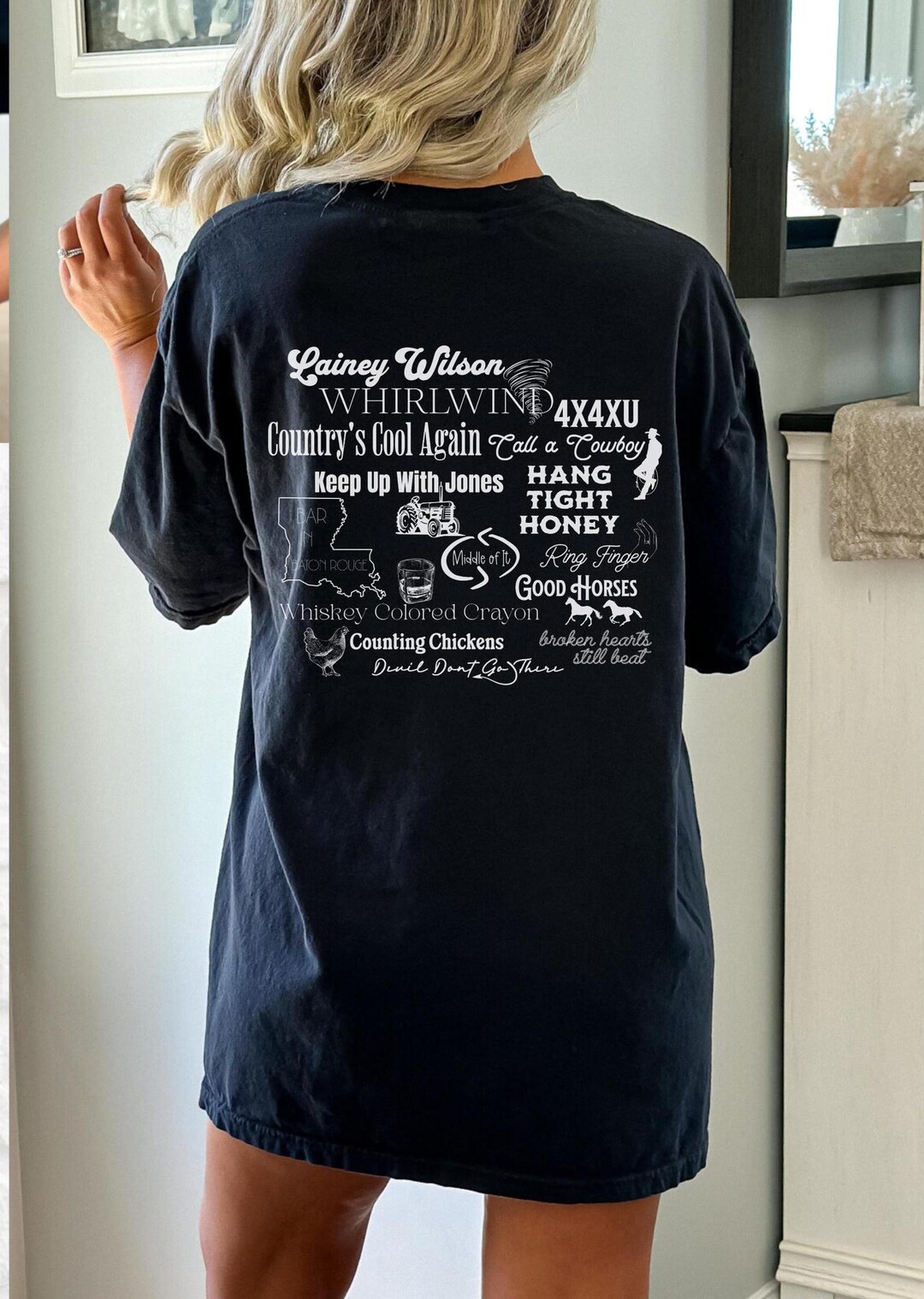 Lainey Wilson Album Whirlwind Song Titles Tee Country Concert