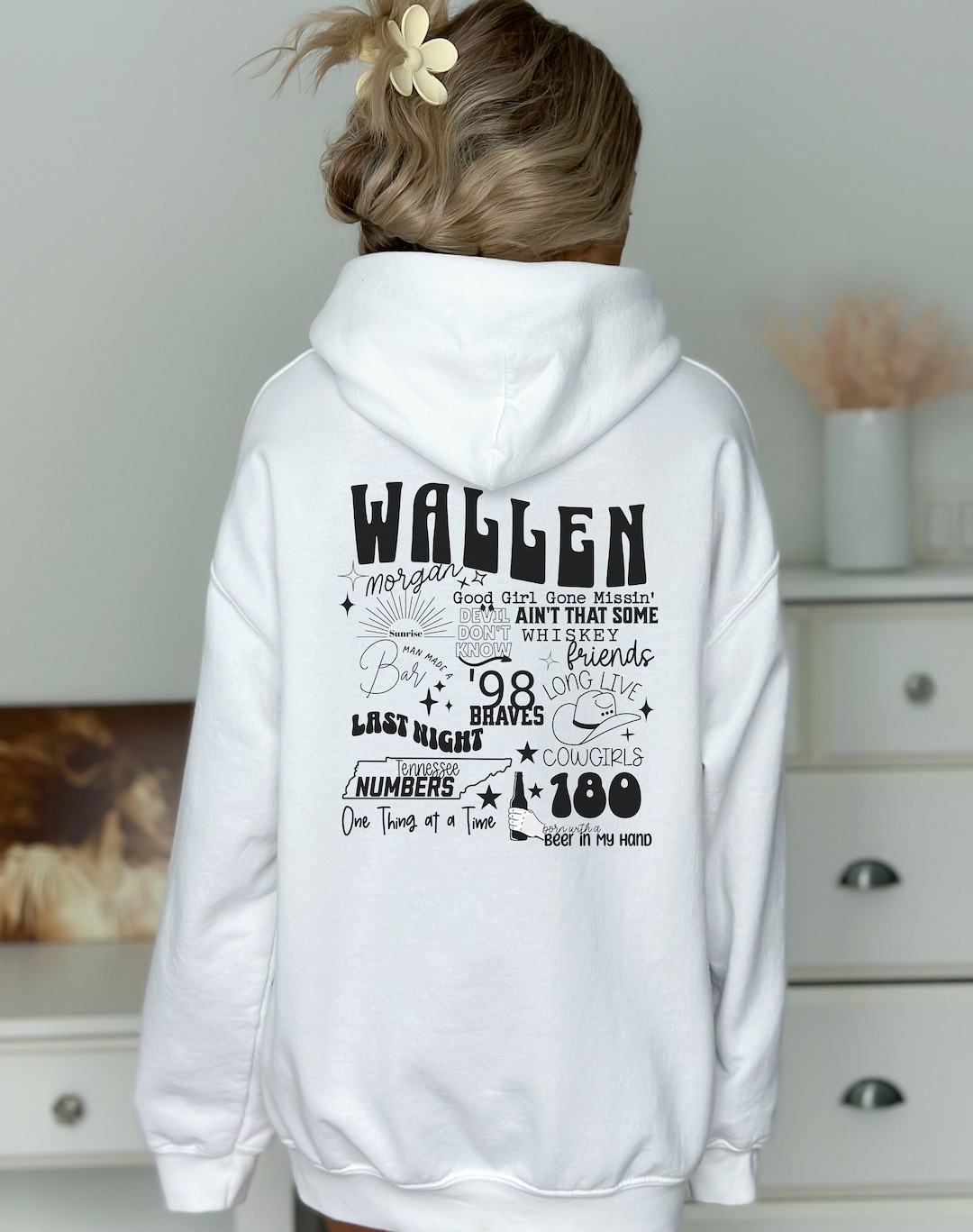 I CLOVE BEER Semi Sublimated Grey Hoodie I CLOVE BEER Semi Sublimated Grey Hoodie