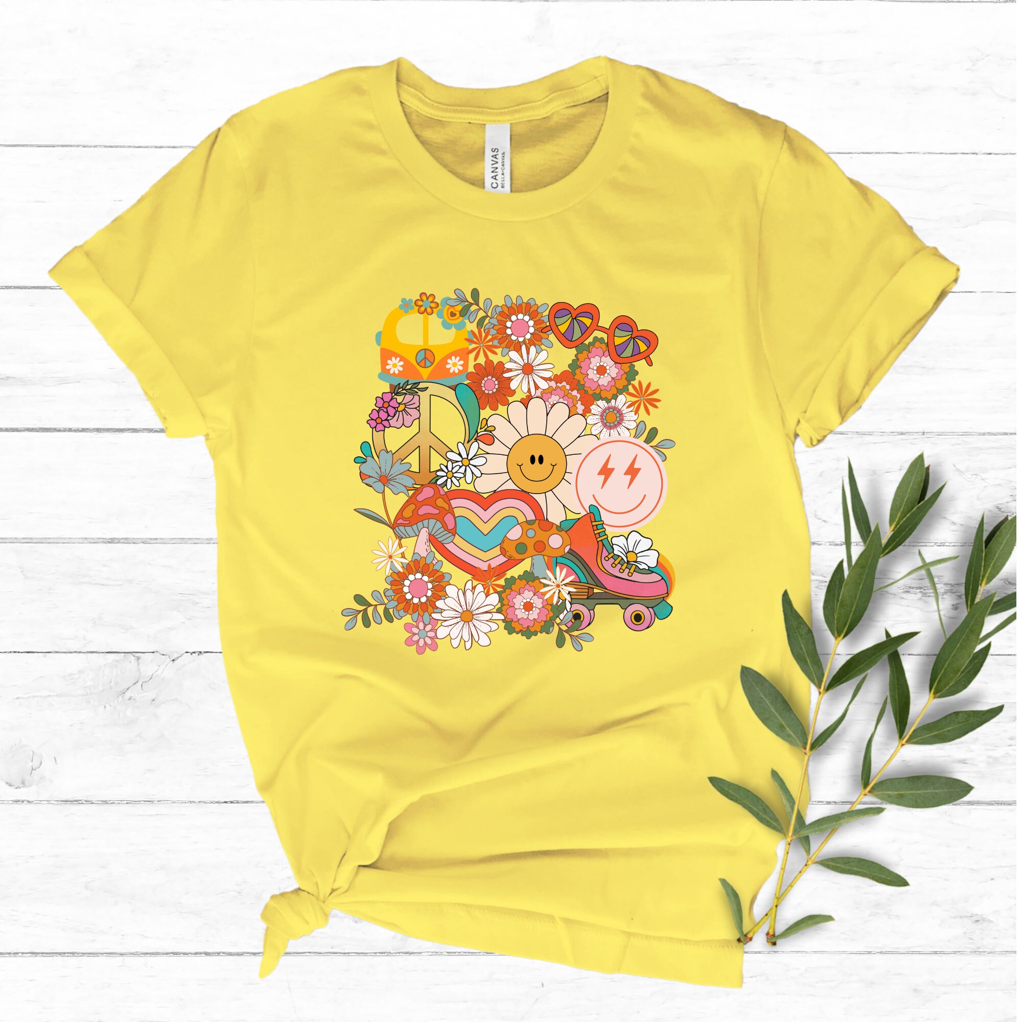 Camiseta De Amor Con Signo De Paz Para Mujer, Camiseta Con Estampado De