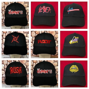 Rock Band Concert Baseball Cap Adjustable Strap Back Great Christmas Birthday Gifts for Rock Music Fans
