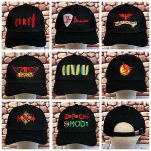 Rock Band Embroidered Baseball Cap Adjustable Strap Back Great Christmas Birthday Gifts for Rock Music Fans Concert