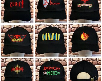 Rock Band Embroidered Baseball Cap Adjustable Strap Back Great Christmas Birthday Gifts for Rock Music Fans Concert