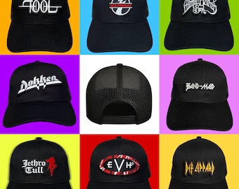 Rock Band Regular Trucker Hat Baseball Cap Adjustable Great Christmas Birthday Gifts for Rock Music Fans