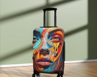 Amazing Face Luggage Cover