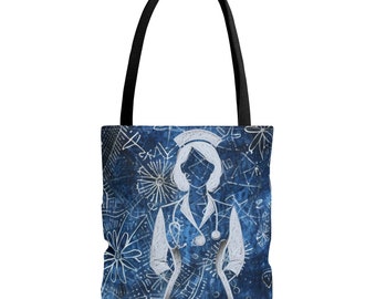 Adire cloth Nurses' Nurses Tote Bag (AOP)