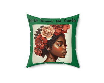 Spun Polyester Square Pillow