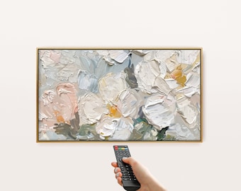 Frame TV Art | Flower Painting for TV | Abstract Floral Art | Spring Decor | Botanical Art for the Frame Tv | Tv Art Wildflowers Picture