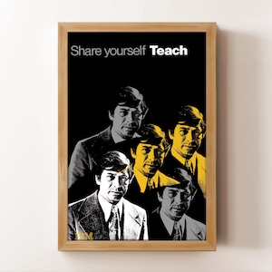 Vintage 1975 IBM Computer Poster: Retro Tech Art (Digital Download)