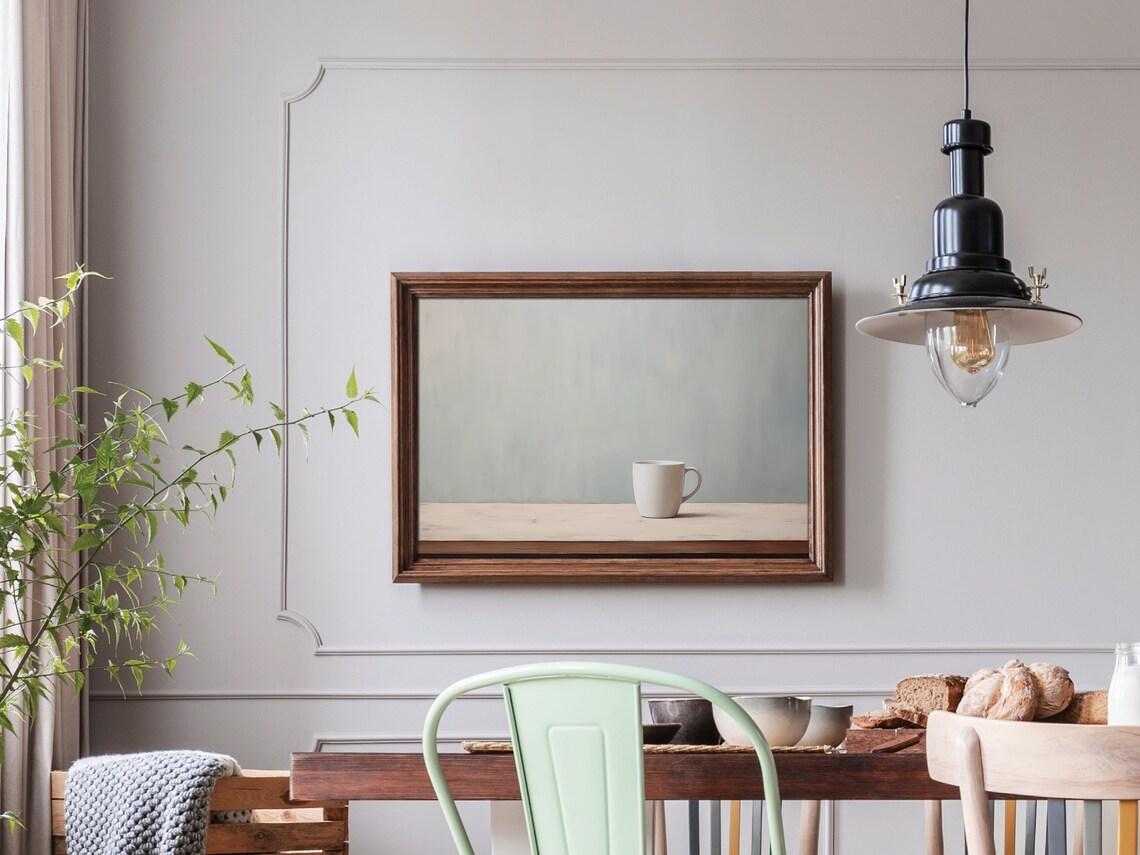 Coffee Art Printable Wall Decor Coffee Bar Decor Kitchen Wall Art Large