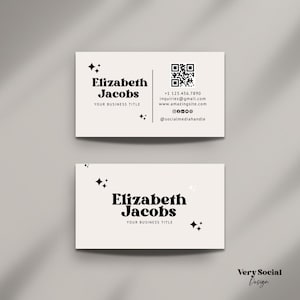 Modèle de Carte de visite rétro professionnelles, design personnalisable moderne pour notaires, agents immobiliers, agents, Carte de visite imprimable sur toile