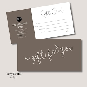Boho Gift Certificate Printable Template DIY Gift Voucher | Editable Business Gift Card Spa Lash Salon Certificate Canva | INSTANT DOWNLOAD