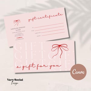 Modèle imprimable de chèque-cadeau coquette pour la Saint-Valentin