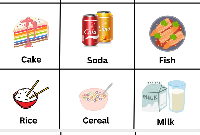 speech-therapy-activity-flash-cards-for-autism-food-theme-etsy