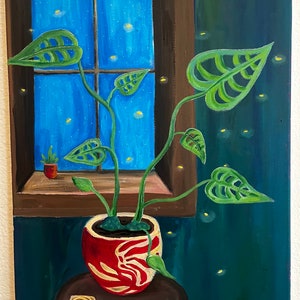 Monstera Painting