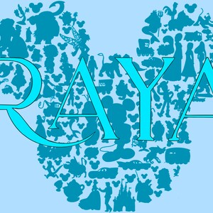 Disney inspired name photo