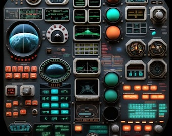 Calcomanía para consola Clean Buttons 4 (pegatina GRANDE de 5,5 pulgadas)