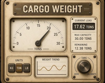 Cargo Weight Panel