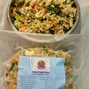Chicken Thigh Meal, Grain Free Dog Food, Dog Preferred Food, Unprocessed Dog Food, Homemade Dog Food, Dog Food Topper, Organic Dog Food