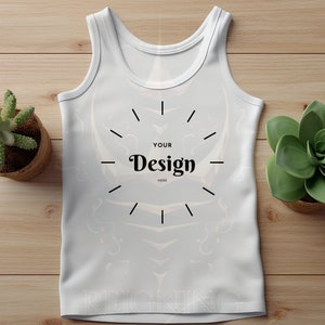 Toddler Tank Top Mockup, Kid Design, All White, Customize, Mockup Designs, White Tank Top, Blank Tank Top, Ready to Design, Tank Mockup