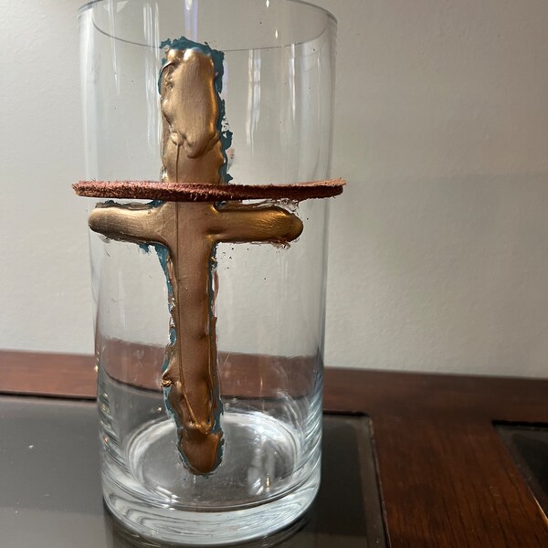 Crosses on Vase Etsy